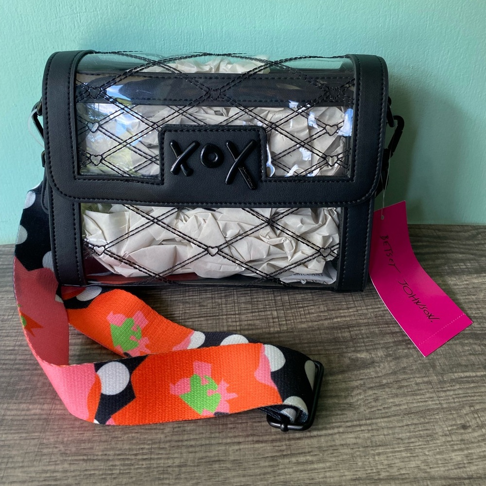 💥Final Price💥 *NWT* BETSEY JOHNSON XO Clear Crossbody